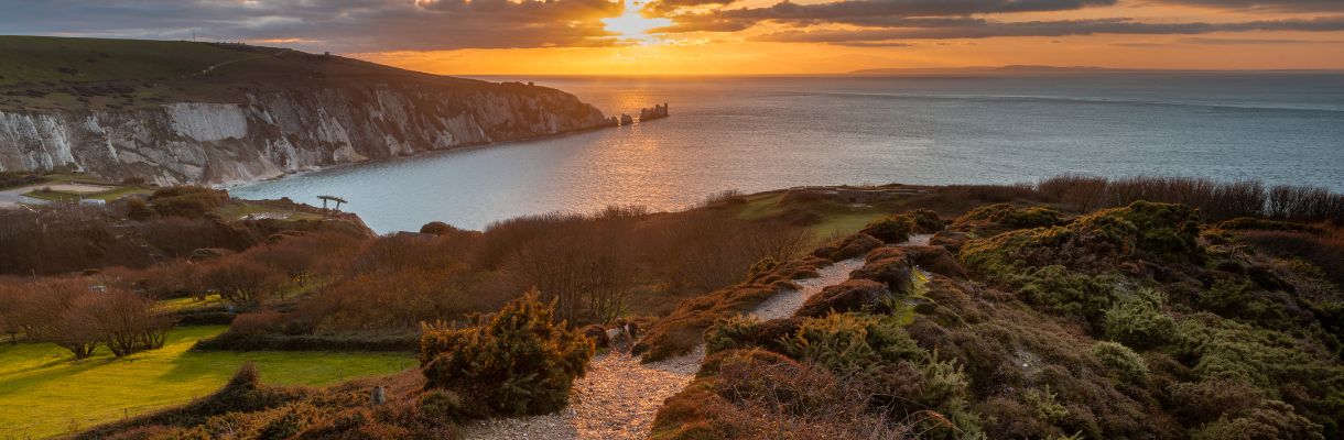 Sunset at The Needles